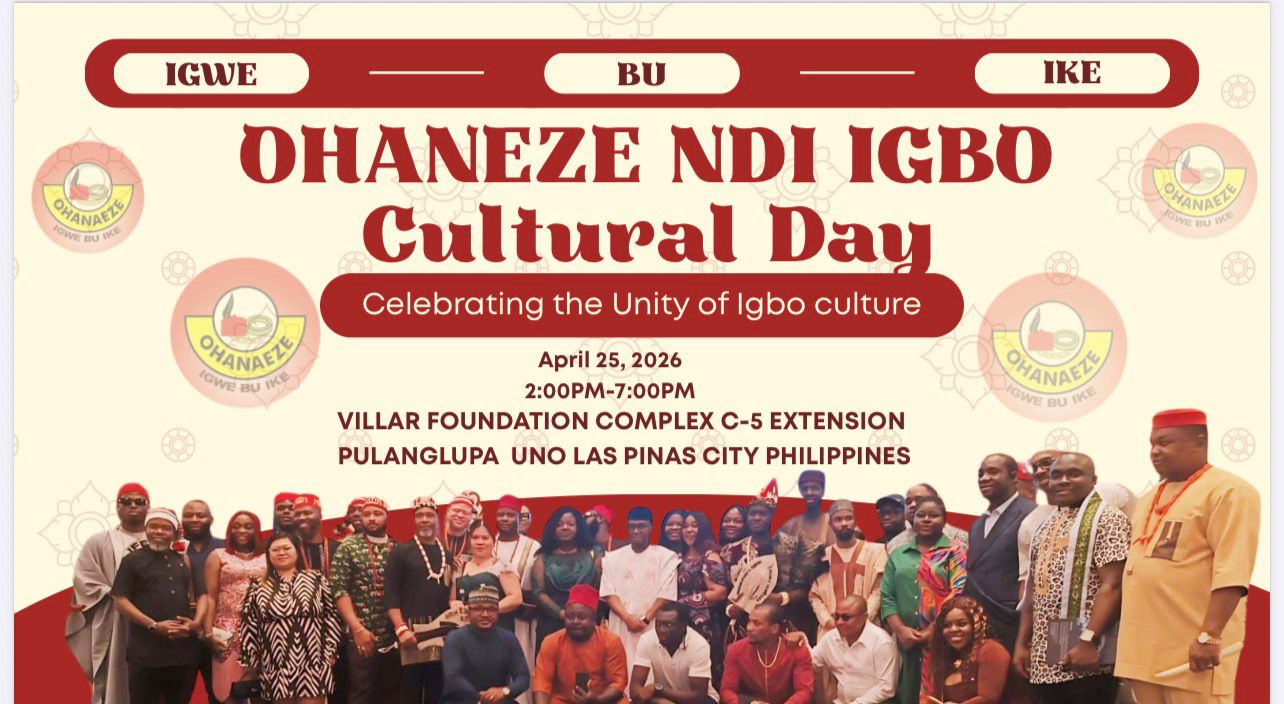 Ohanaeze Ndi Igbo Philippines Cultural Day 2026!